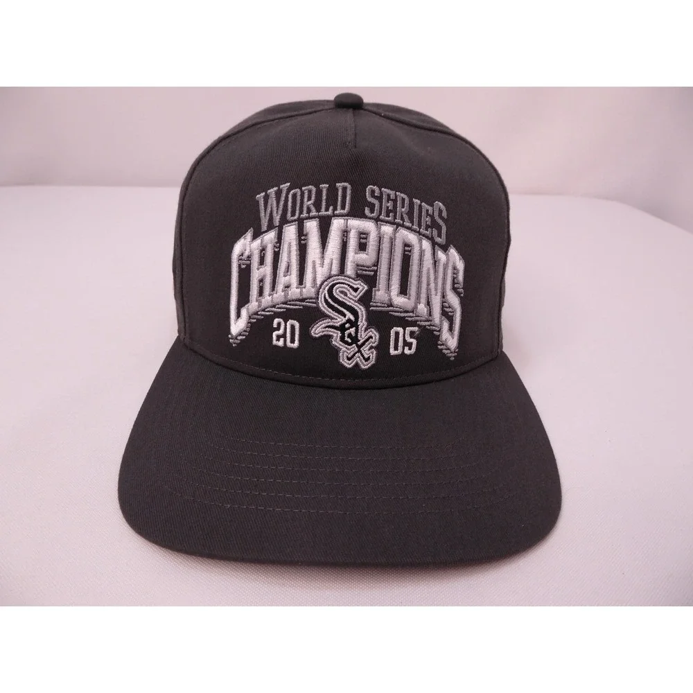 47 Brand Chicago White Sox 2005 World Series Champions Snapback Cap Hat Gray MLB